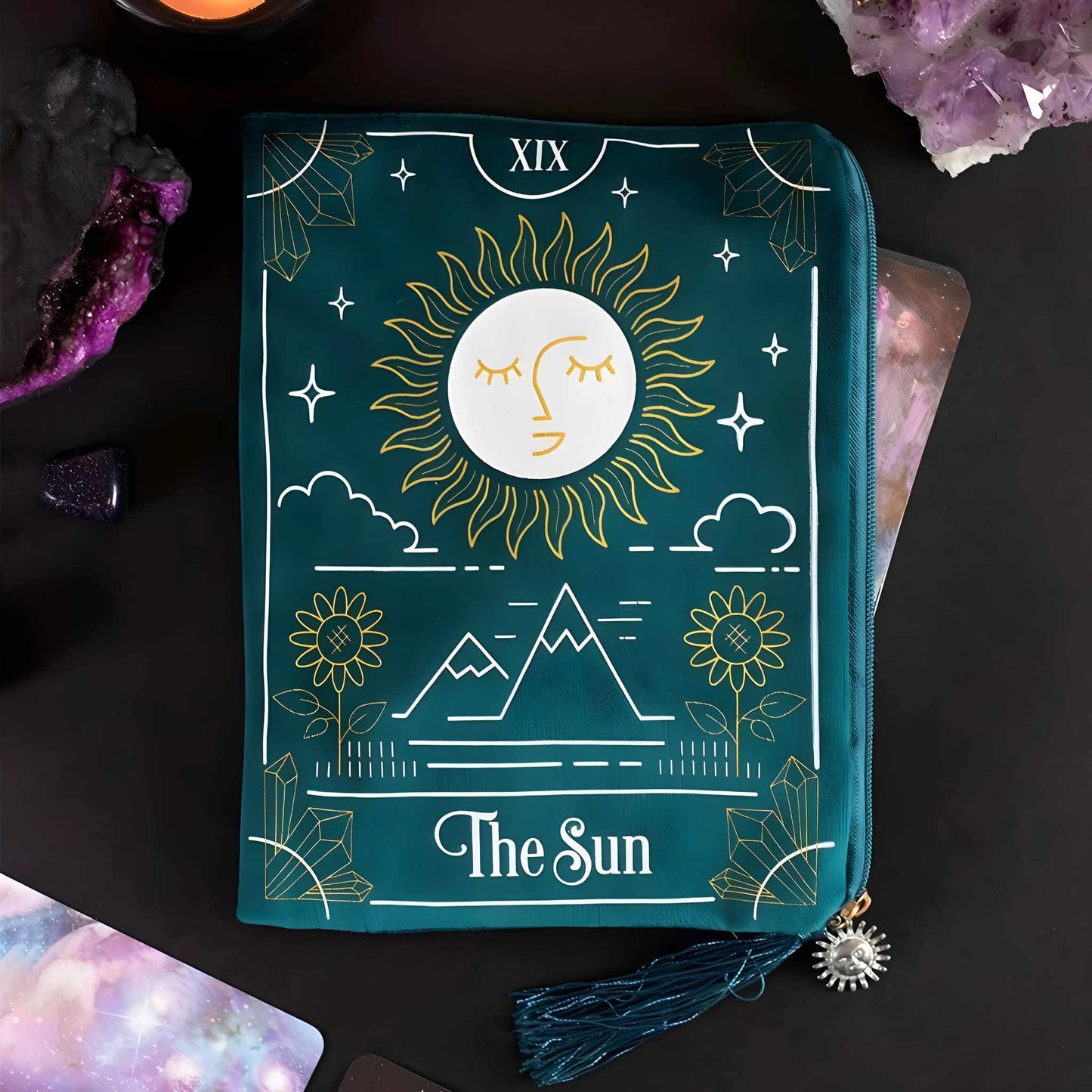 Tarot Card Zipper Pouch.: The Star