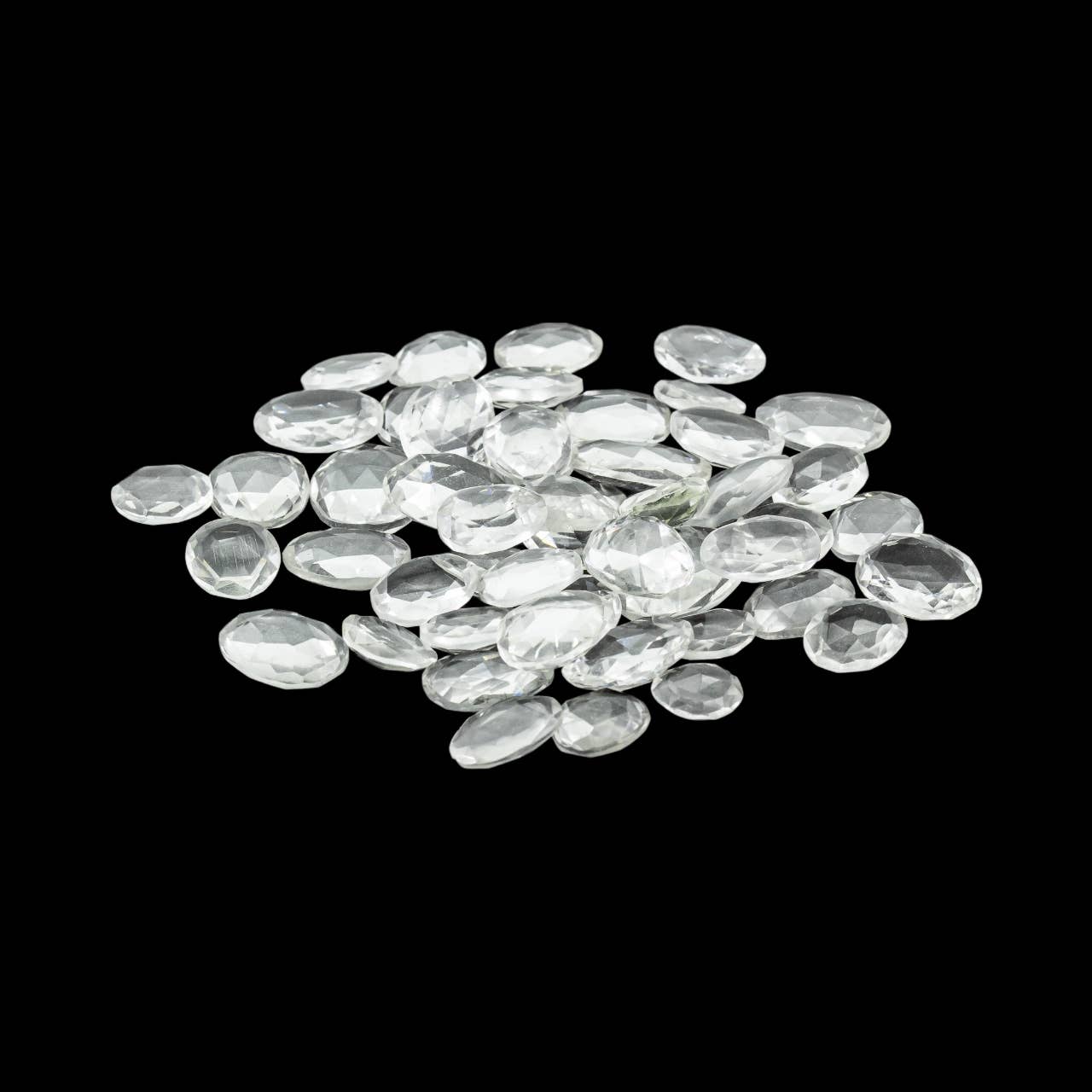 Clear Quartz Loose Freeform Faceted Stones Per Pcs