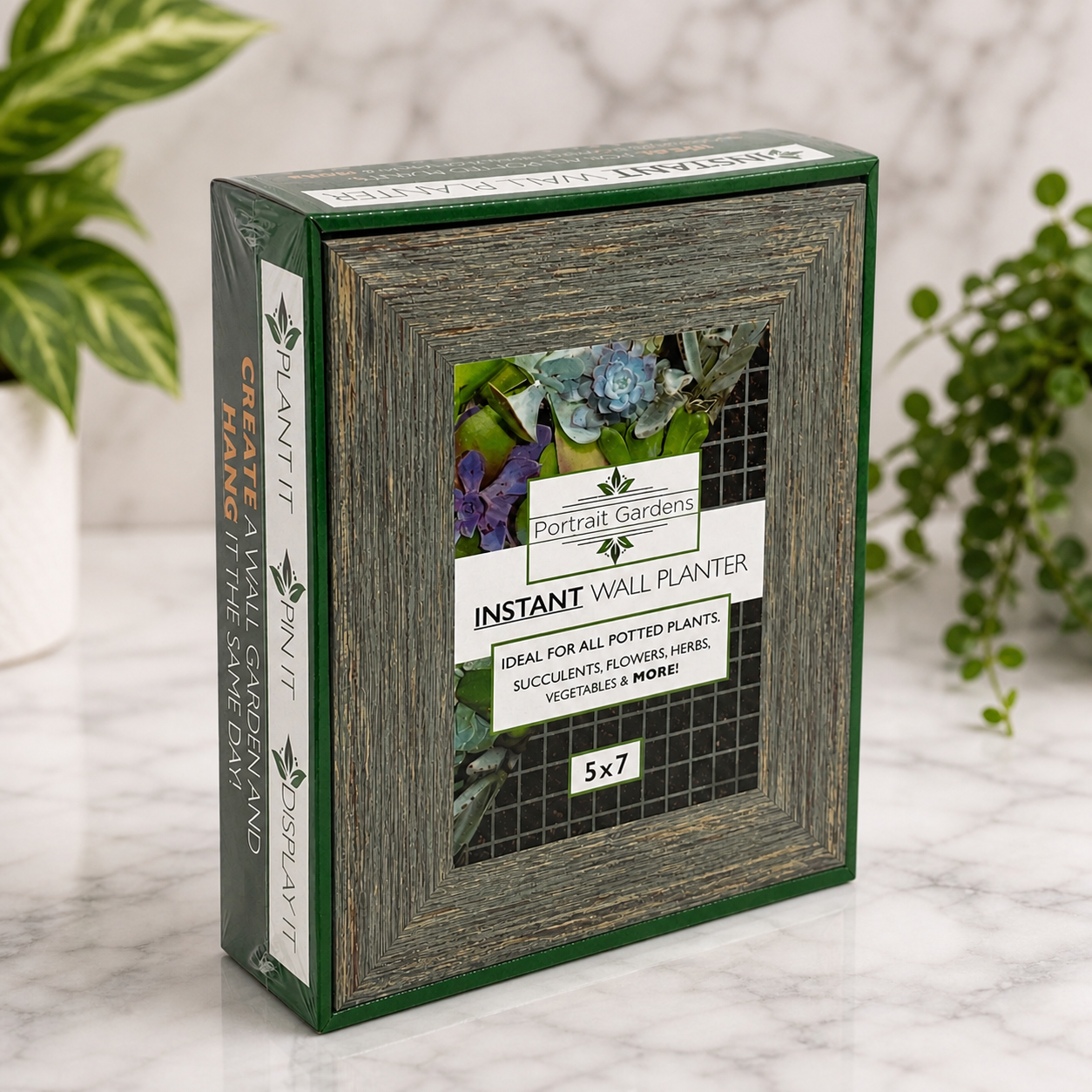 5x7 Vertical Planter Kit | Portrait Gardens: Box of 5