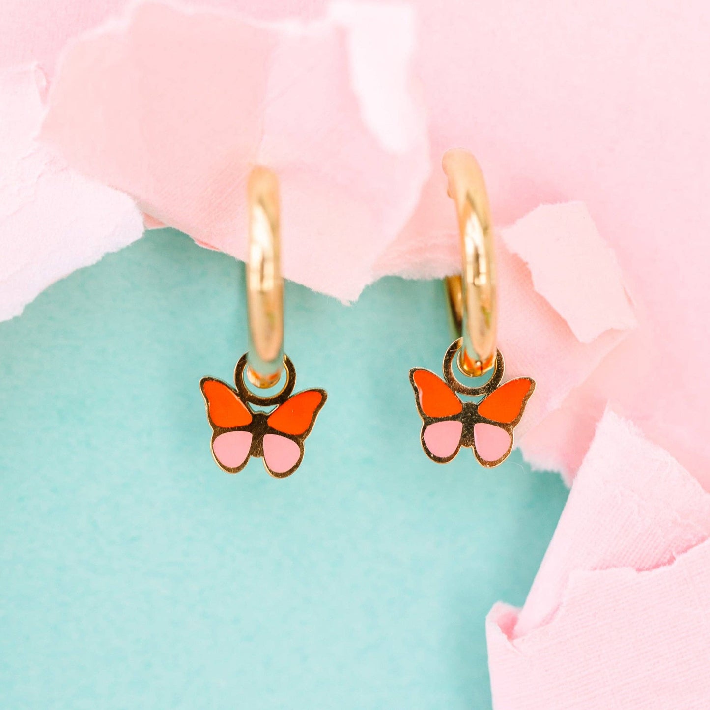 Butterfly Colorblock Charms