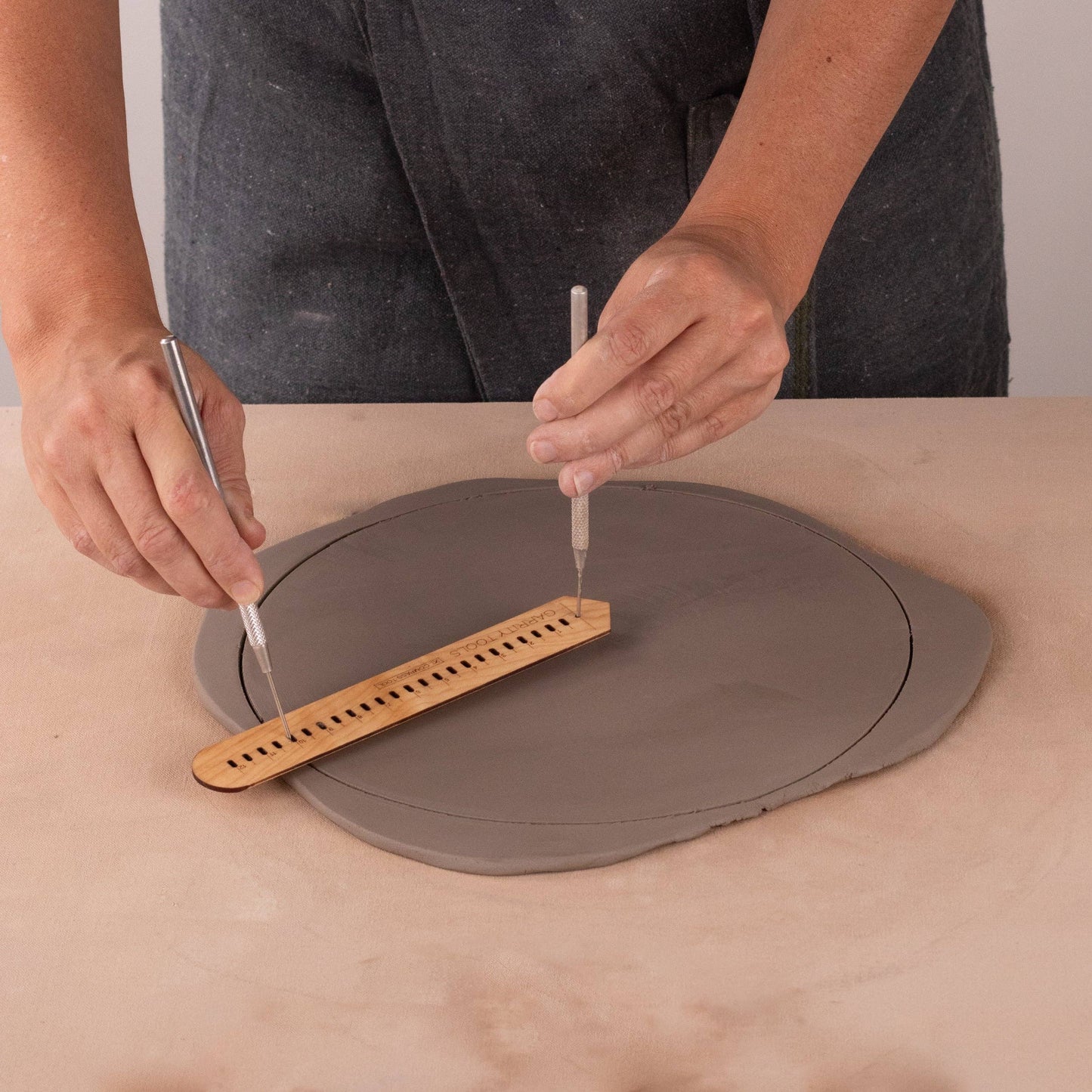 XL Compass Pottery Tool