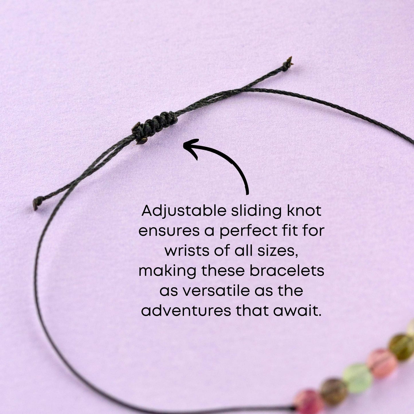 Rainbow Tourmaline Hummingbird Bracelet for Happiness