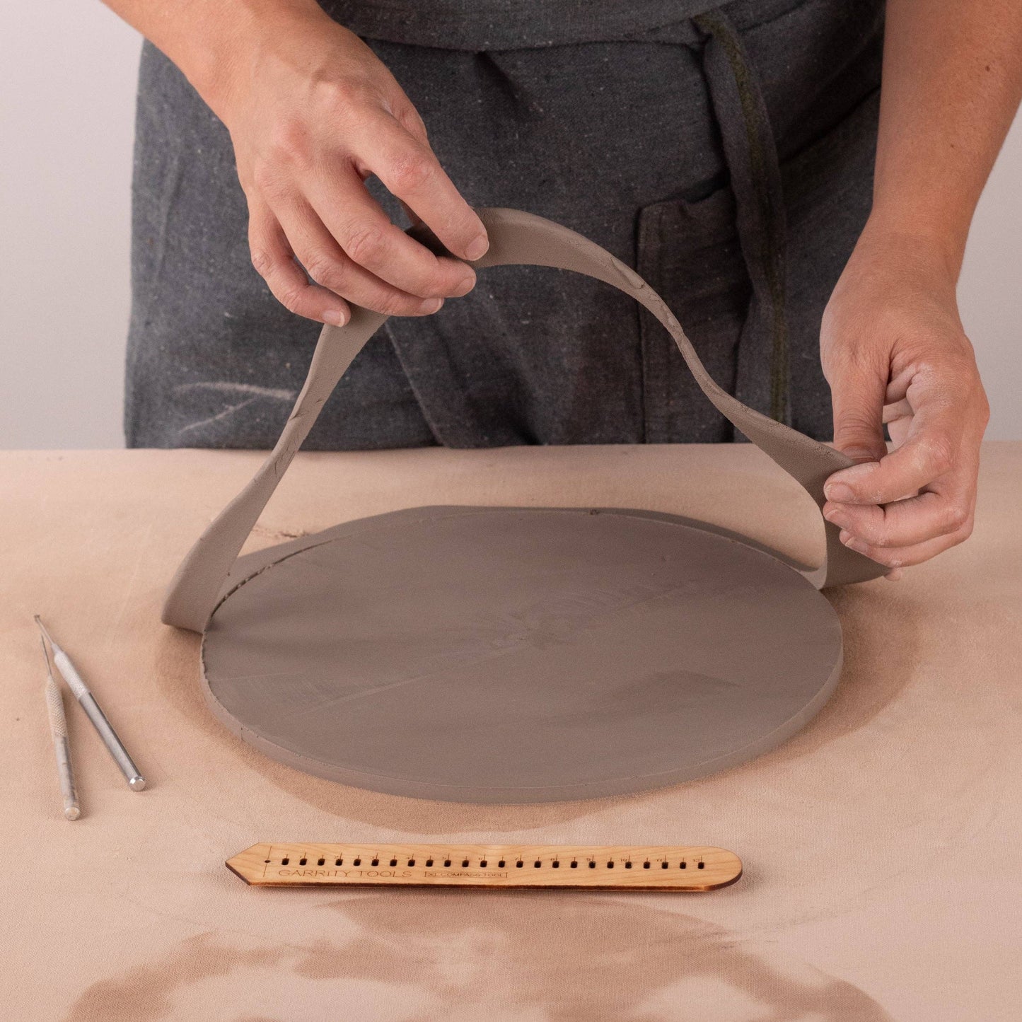 XL Compass Pottery Tool
