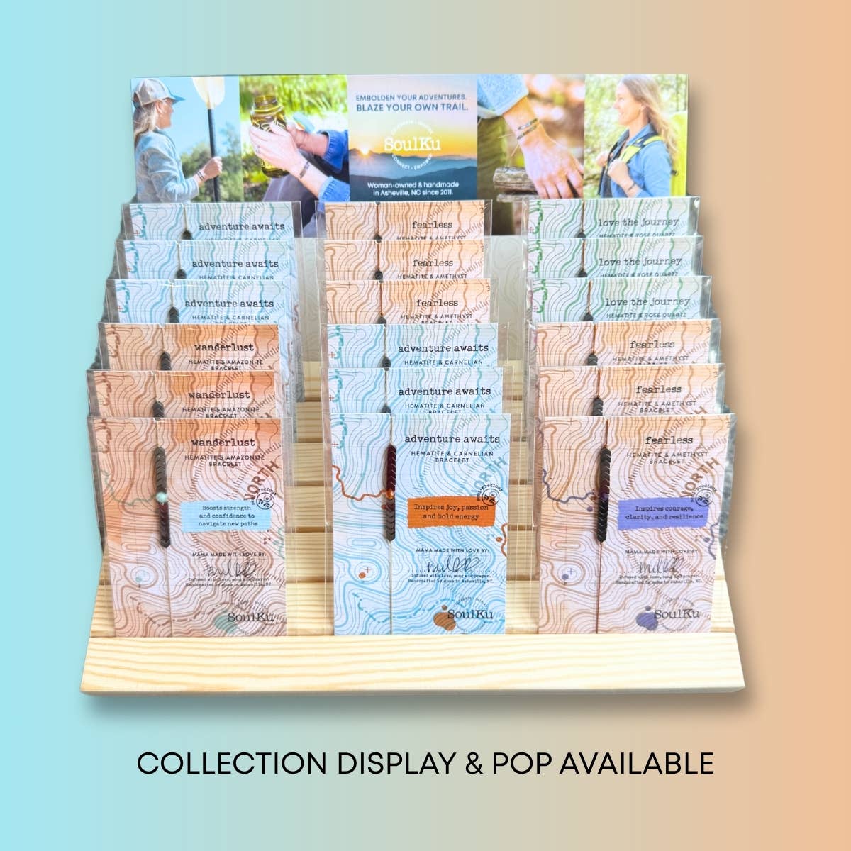 Amazonite Adventure Adjustable Bracelet for Wanderlust