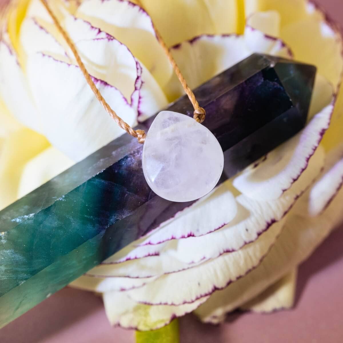 Quartz Crystal Soul-Full of Light Necklace for Glow Forward