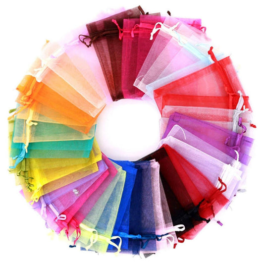 5x7 Organza Bags Mixed 10pk.