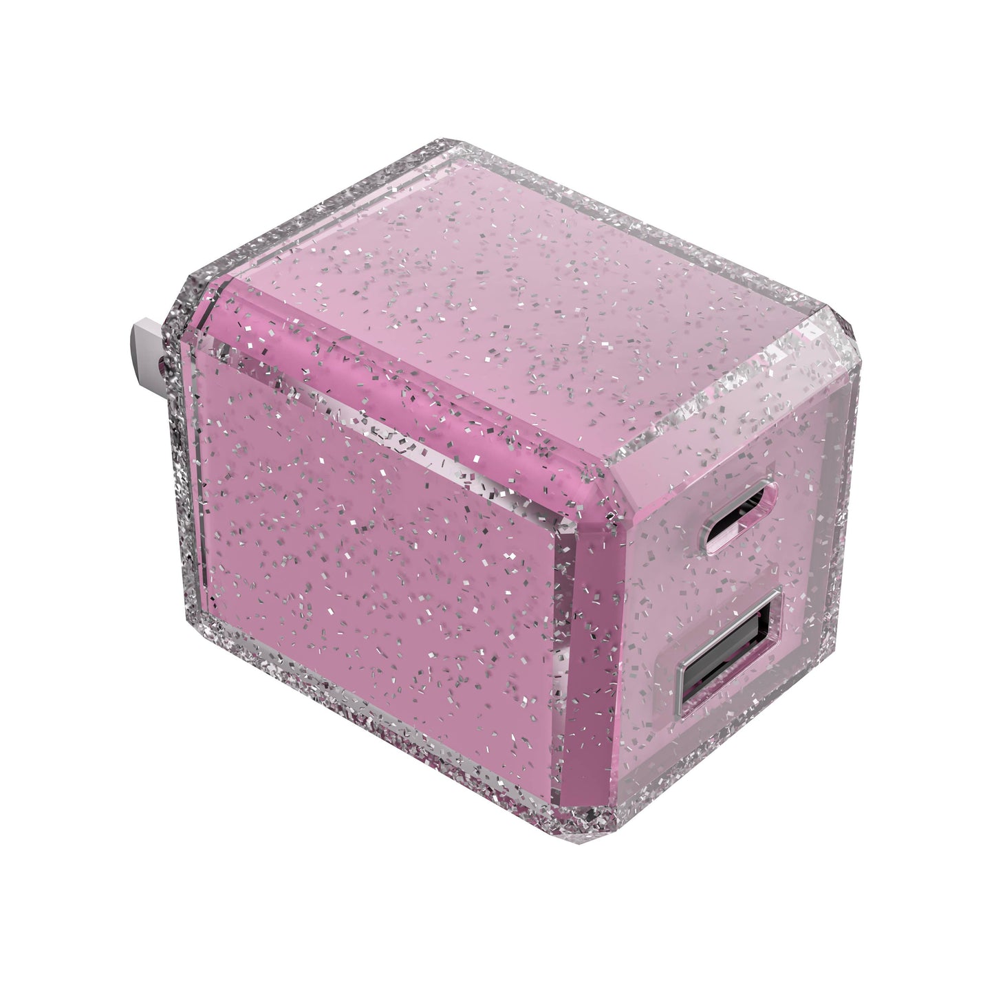 Charge 2-Port USB Wall Chargers for Android &IP- Retail Pack: Bedazzled Confetti