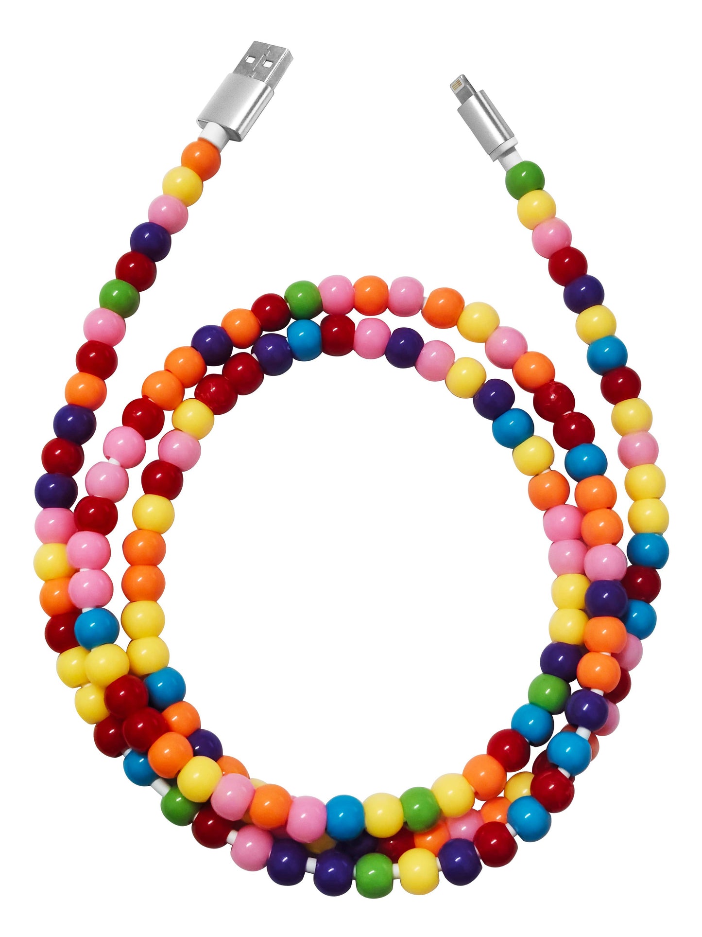 Tech Mod Beads Iphone Cable – Style Meets Function-Retail: Pastel Beads