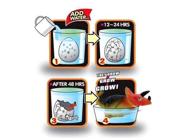 Magic Hatching Growing Dinosaur Eggs