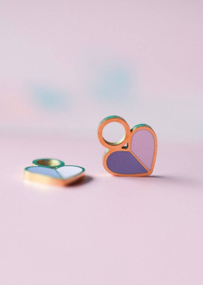 Heart Duo Charms