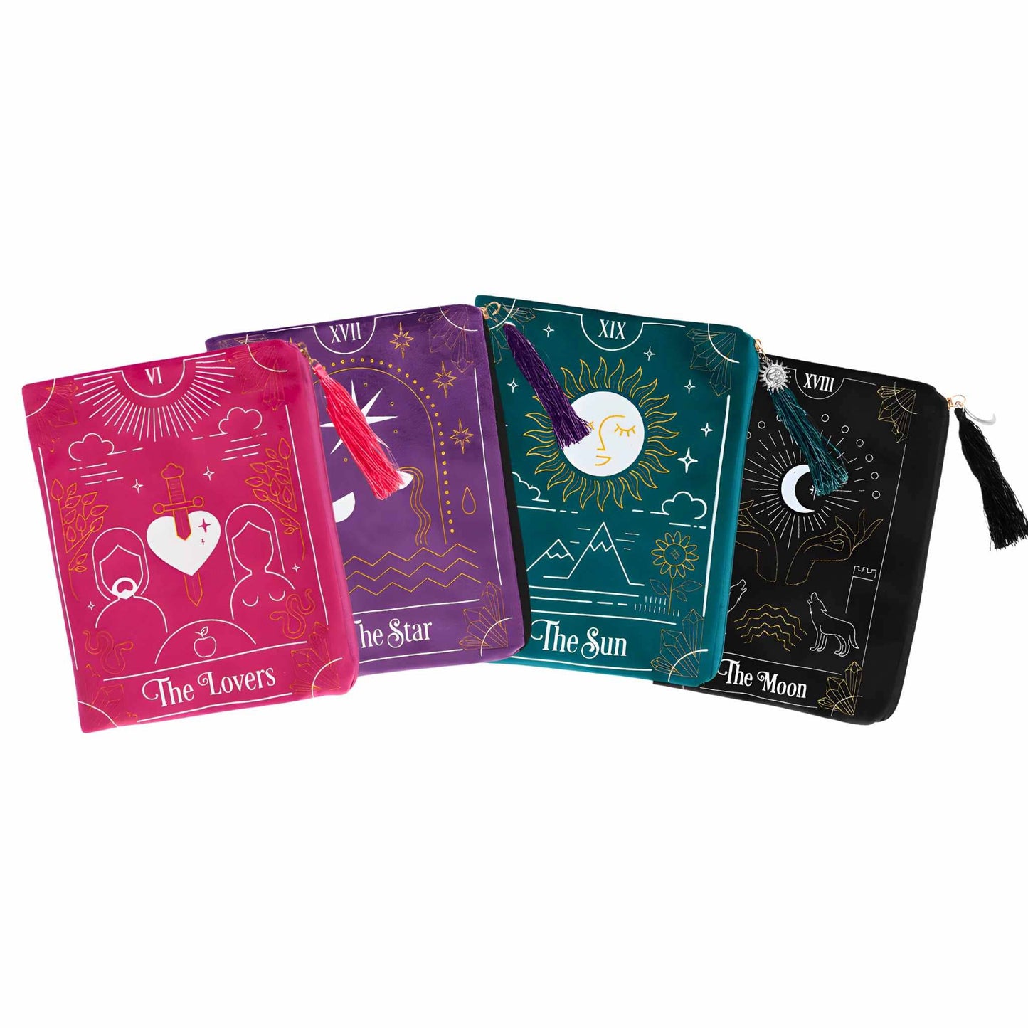 Tarot Card Zipper Pouch.: The Star
