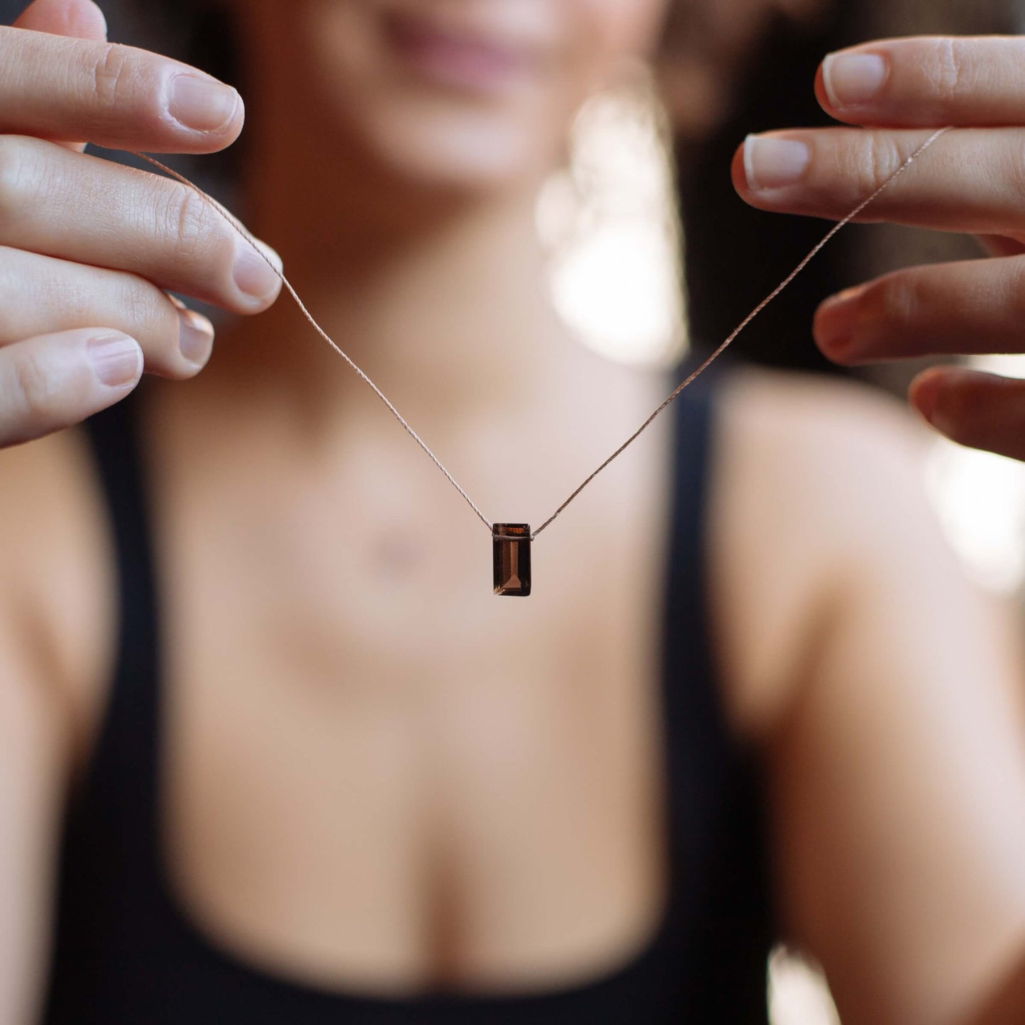 Smoky Quartz Refined Necklace for Release
