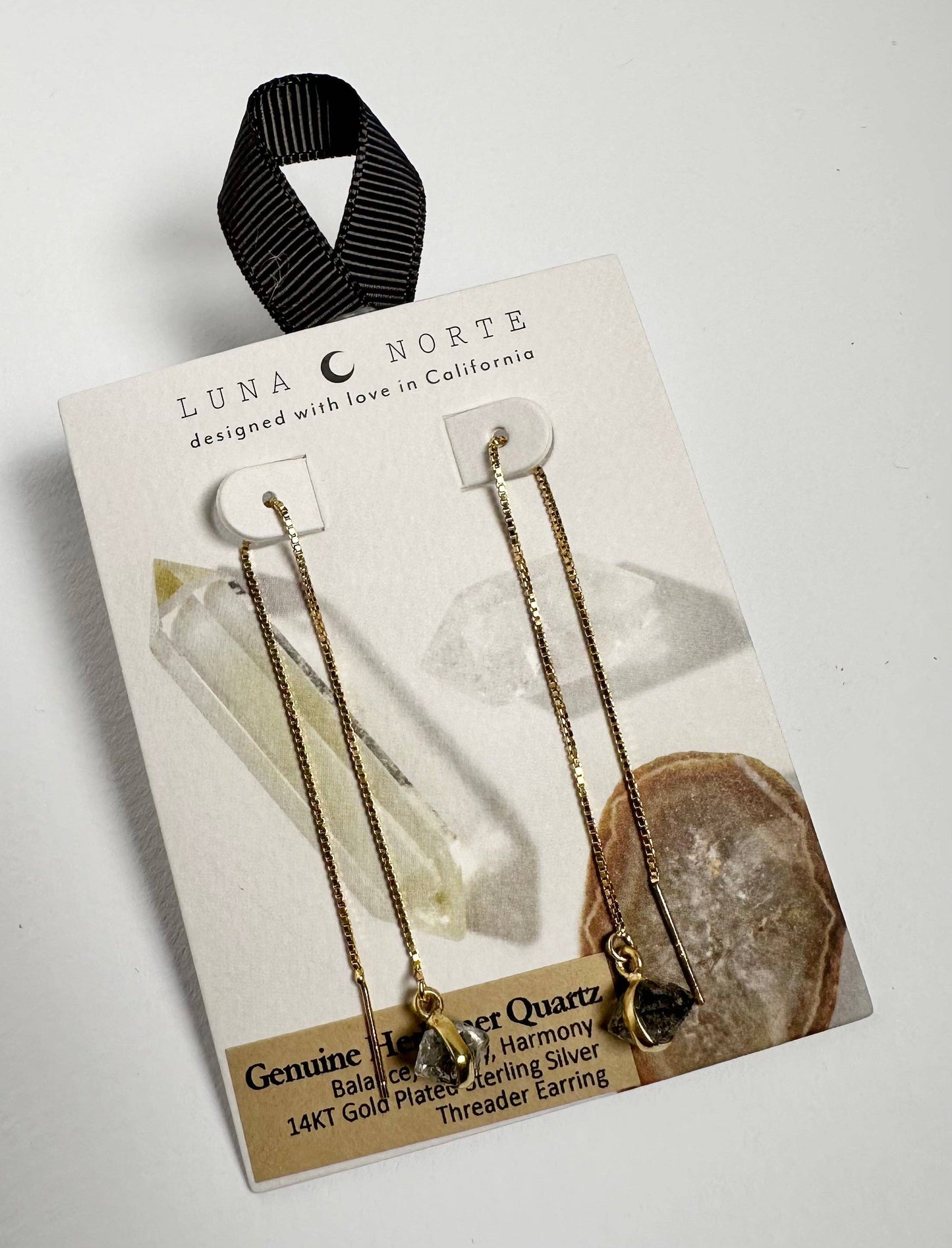 Rock Haven Threader Earring - Gold Plated Sterling Silver