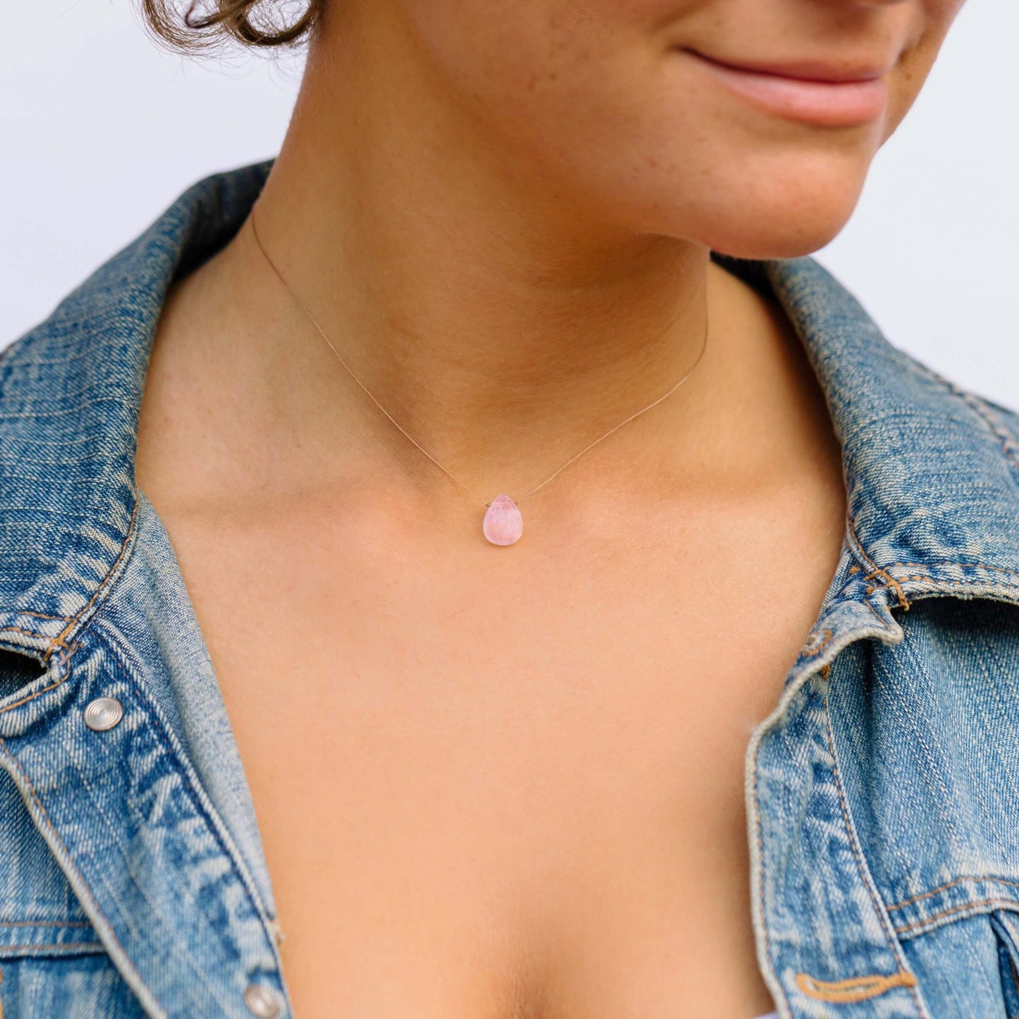 Rose Quartz Soul-Full of Light Necklace for Love