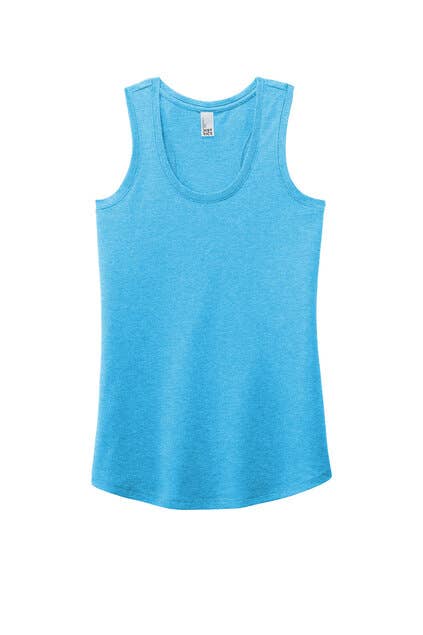District Women’s Perfect Tri ® Racerback Tank: White / XS