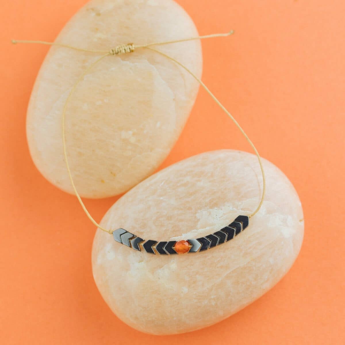 Carnelian Adventure Adjustable Bracelet for Adventure Awaits