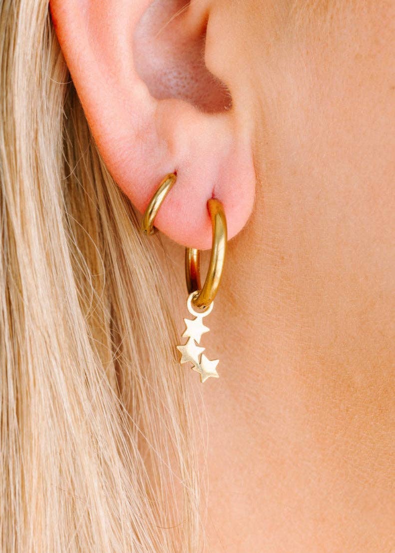 Triple Star Charms