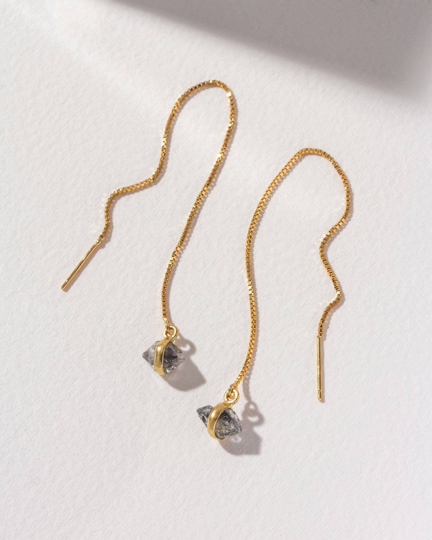Rock Haven Threader Earring - Gold Plated Sterling Silver