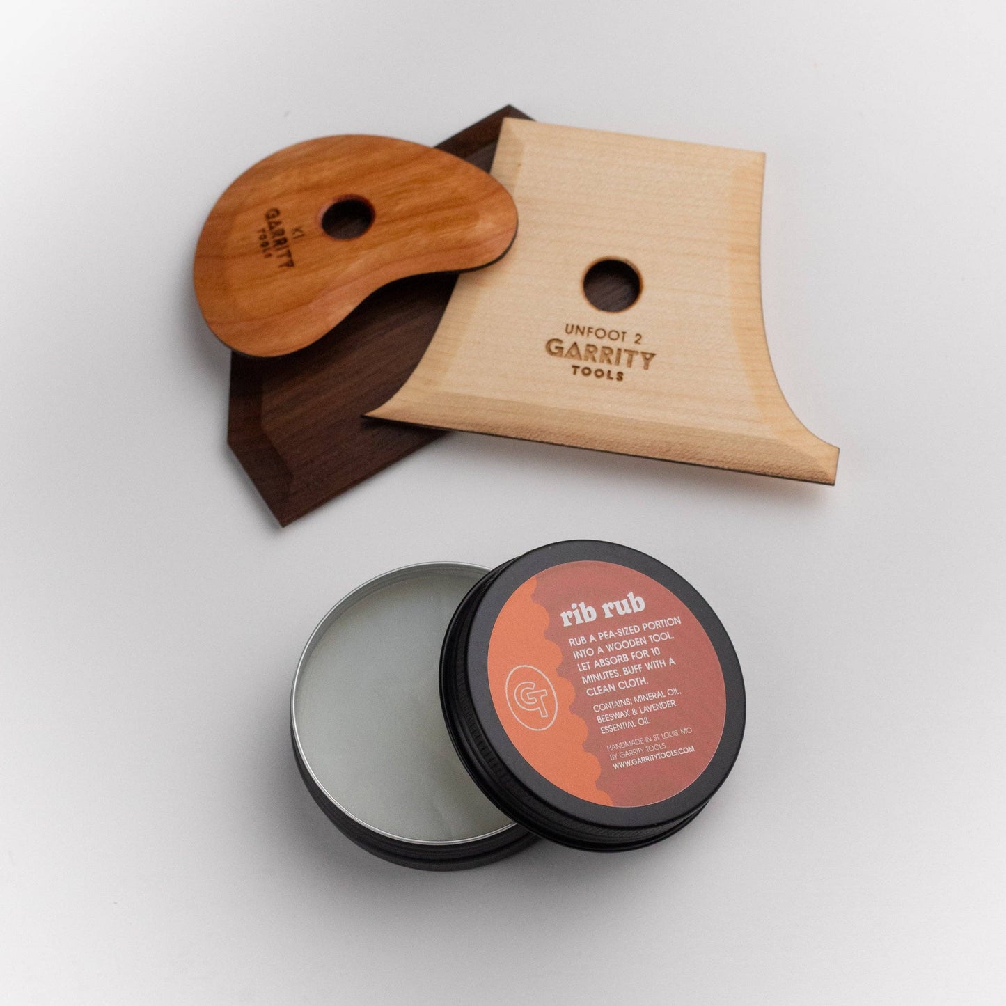Rib Rub Pottery Tool Wax