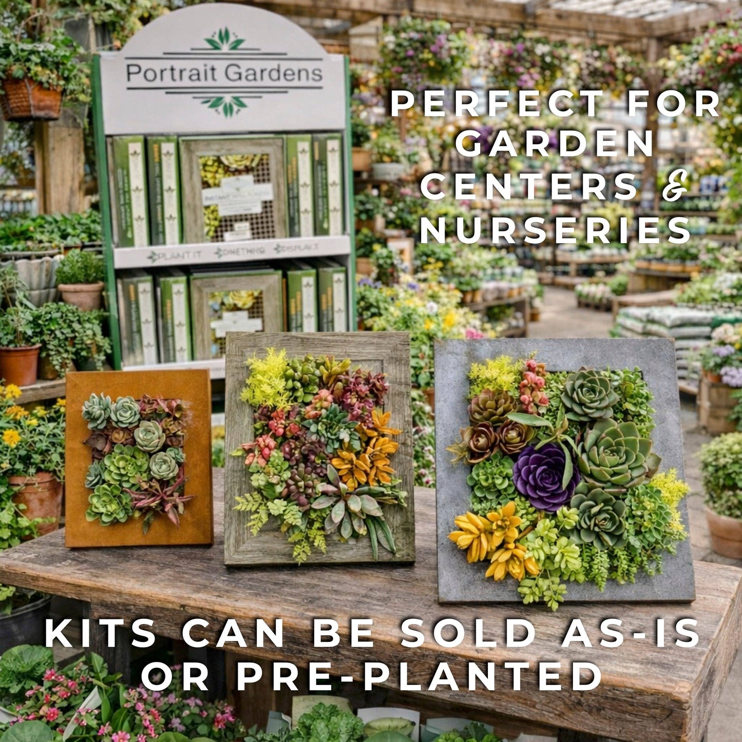 5x7 Vertical Planter Kit | Portrait Gardens: Box of 5