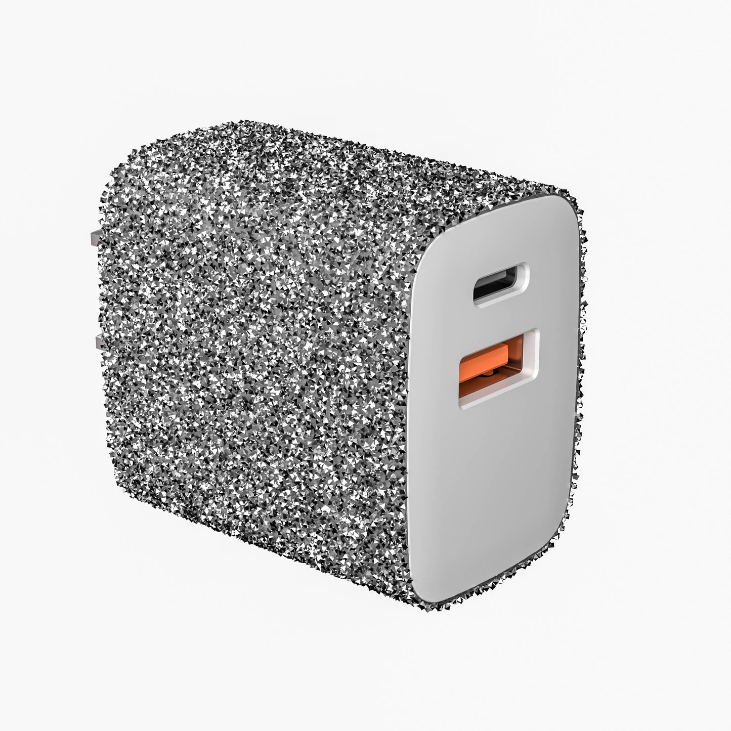 Charge 2-Port USB Wall Chargers for Android &IP- Retail Pack: Bedazzled Confetti