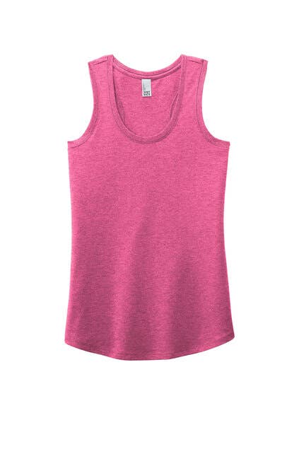 District Women’s Perfect Tri ® Racerback Tank: White / M