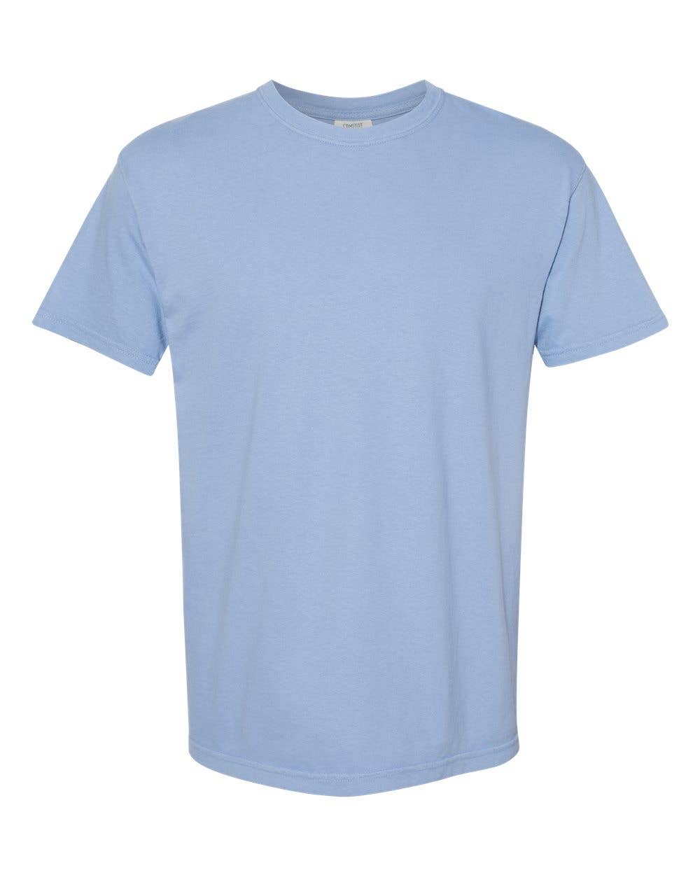 Comfort Colors Shirts, Unisex Heavyweight Tees, LIGHT Colors: Island Reef / S