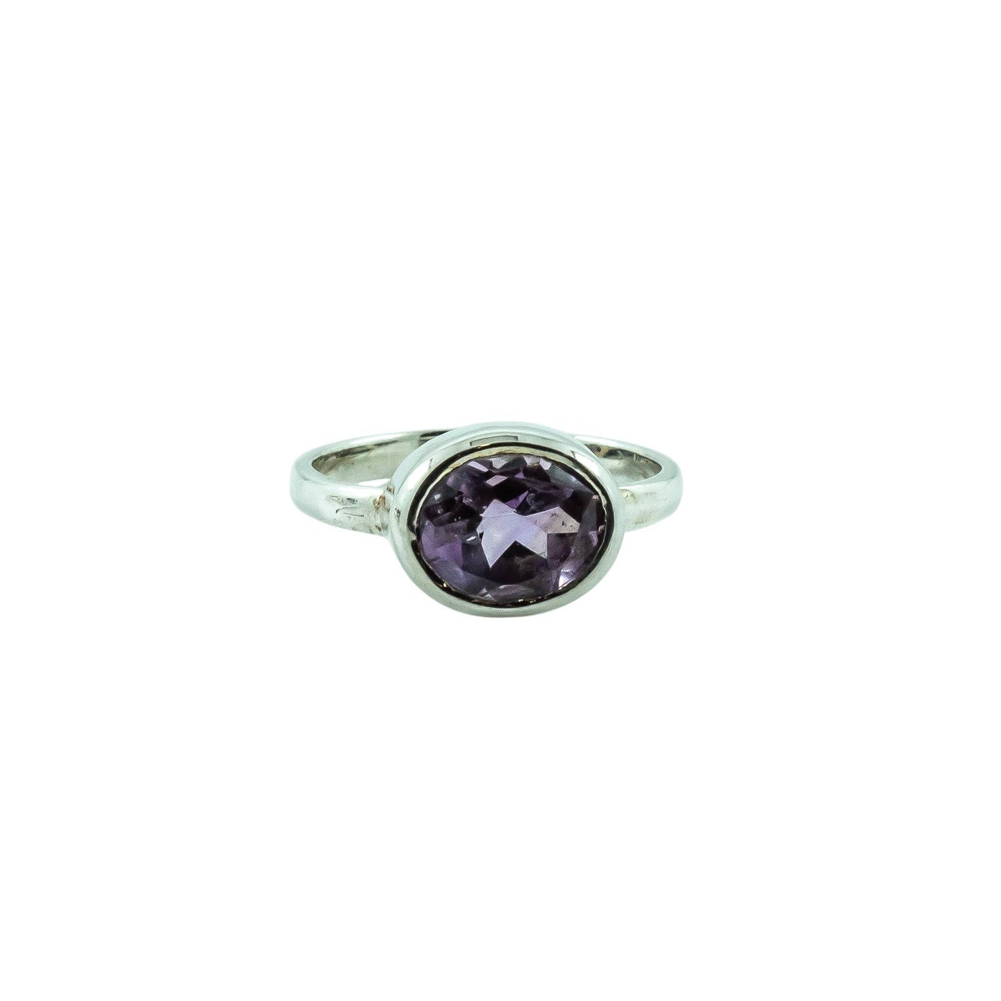 Amethyst Ring Sterling Silver 925  : 8
