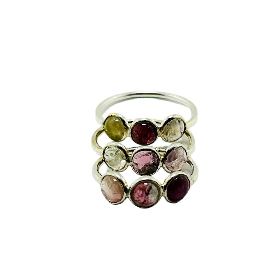 Tourmaline Ring Sterling Silver 925: 8