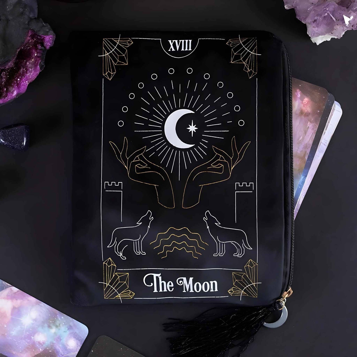 Tarot Card Zipper Pouch.: The Star