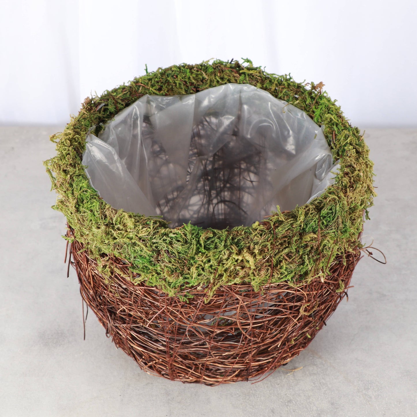 6" Decorative Mossy Pot Cover or Planter for Plants