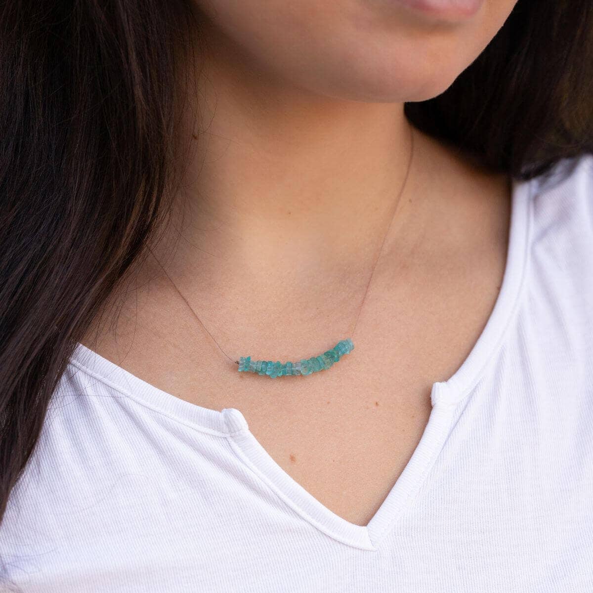 Apatite Becoming Necklace for Anything Is Possible