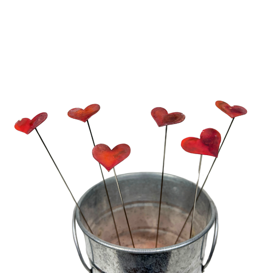 Small Copper Hearts - Bare