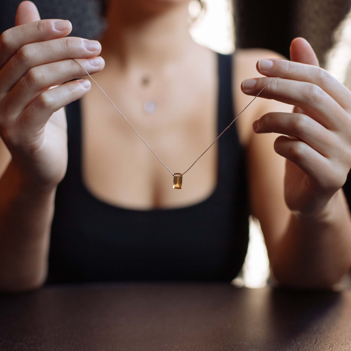 Citrine Refined Necklace for Manifest